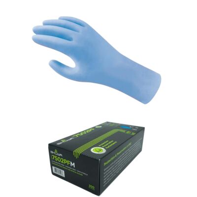 Βιοδιασπώμενα Γάντια Νιτριλίου Μιας Χρήσης 7502PF (200τμχ) SHOWA